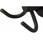 Acessorio Wc Hidrolar Faetto Cabide Duplo Preto Fosco - 10045