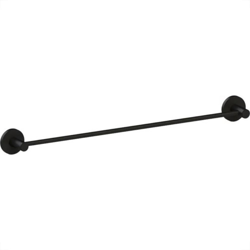 Acessorio Wc Hidrolar Faetto Porta Toalha Barra Preto Fosco - 10048