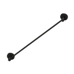 Acessorio Wc Hidrolar Faetto Porta Toalha Barra Preto Fosco - 10048