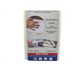 Folha Abrasiva Disflex Fina 225X110Mm Anti-Risco Branca - Pacote Com 3 Folhas - 39010