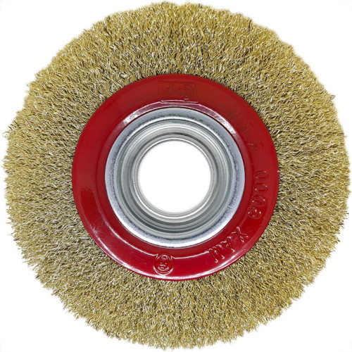 Escova De Aco Circular Disflex 6 X1'' Aco Latonado - 32.004