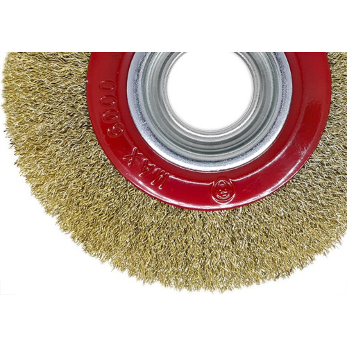 Escova De Aco Circular Disflex 6 X1'' Aco Latonado - 32.004
