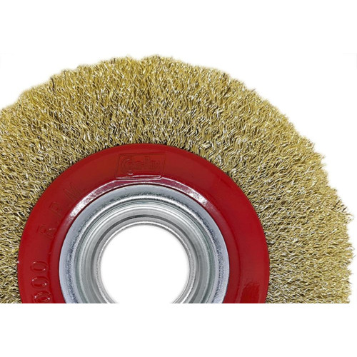 Escova De Aco Circular Disflex 6 X1'' Aco Latonado - 32.004