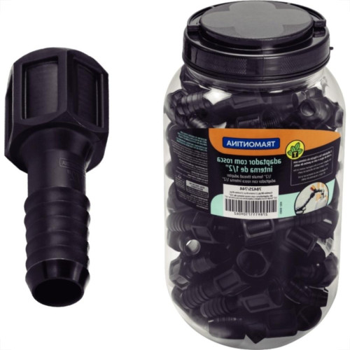 Conexao Preta Tramontina Adaptador Rosca Interna 1/2'' Pote Com 80 Pecas - 78425744