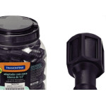 Conexao Preta Tramontina Adaptador Rosca Interna 1/2'' Pote Com 80 Pecas - 78425744