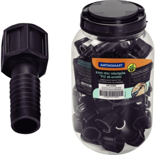 Conexao Preta Tramontina Adaptador Rosca Interna 3/4'' Pote Com 40 Pecas - 78425784