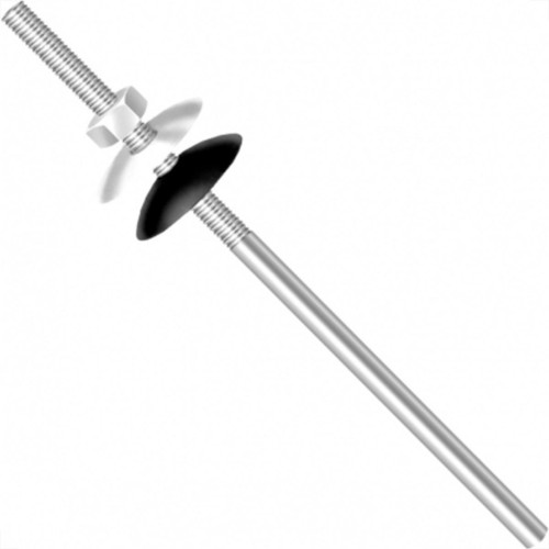 Haste Para Telha Ws 1/4'' X 500Mm Com Kit De Vedacao Pacote Com 50 Pecas