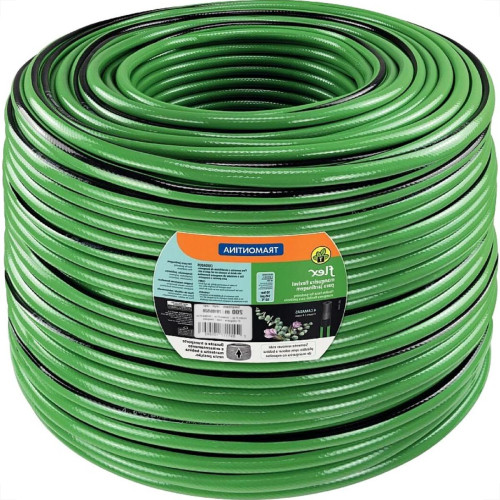 Mangueira Jardim Tramontina Flex Preta/Verde 4 Camadas - 200M - 79165520