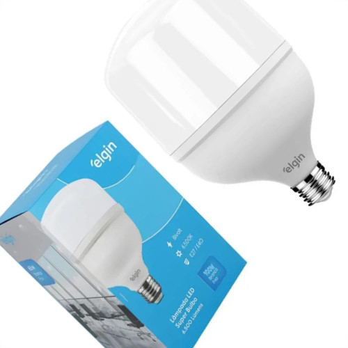 Lampada Led Alta Potencia Elgin 100W. 10.000Lm Bivolt 6500K. - E27/E40
