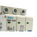 Disjuntor Elgin ''Din'' Tripolar Dep3-3C25 - 25A.