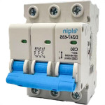 Disjuntor Elgin ''Din'' Tripolar Dz47-63S - 50A.