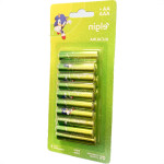 Pilha Elgin Alcalina Cartela Com 16 Pecas - 8 Pecas Aa + 8 Pecas Aaa
