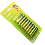 Pilha Elgin Alcalina Cartela Com 16 Pecas - 8 Pecas Aa + 8 Pecas Aaa