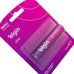 Pilha Elgin Bateria 3,7V. Litio Cromado 2600 18650 Com 1 Peca