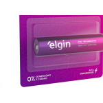 Pilha Elgin Bateria 3,7V. Litio Cromado 2600 18650 Com 1 Peca