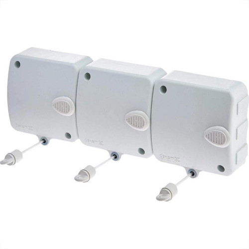 Varal Automatico Maxeb 6M Com 3 Cordas Modular Branco - 7267