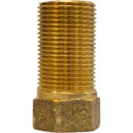 Aumento De Latao Amarelo 3/4'' Longo Metais Rei - Kit C/6 Pecas