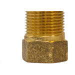 Aumento De Latao Amarelo 3/4'' Longo Metais Rei - Kit C/6 Pecas