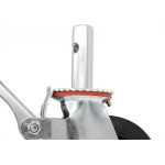 Rodizio Colson Para Andaime Base Giratoria 140Mm Com Trava Laranja - Glef3797