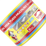 Fita Multiuso Brasilit Veda Tudo Aluminio 10Cm X 10M