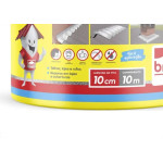 Fita Multiuso Brasilit Veda Tudo Aluminio 10Cm X 10M