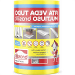 Fita Multiuso Brasilit Veda Tudo Aluminio 20Cm X 10M