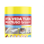 Fita Multiuso Brasilit Veda Tudo Aluminio 30Cm X 10M