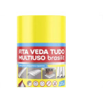 Fita Multiuso Brasilit Veda Tudo Aluminio 45Cm X 10M
