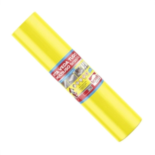 Fita Multiuso Brasilit Veda Tudo Aluminio 60Cm X 10M