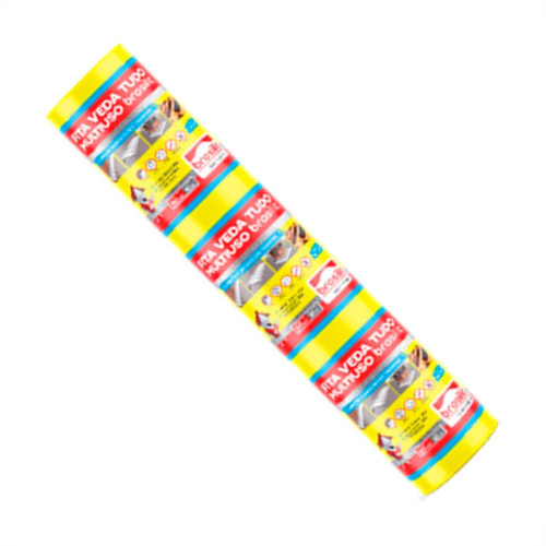 Fita Multiuso Brasilit Veda Tudo Aluminio 90Cm X 10M