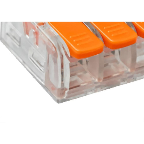 Conector Frontec Emenda 3 Polos - 4Mm - 32A. Pacote Com 20 Pecas - F32413/20