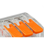 Conector Frontec Emenda 3 Polos - 4Mm - 32A. Pacote Com 20 Pecas - F32413/20