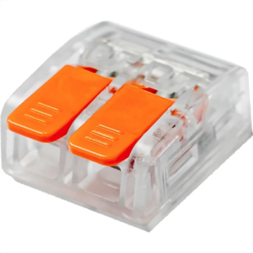 Conector Frontec Emenda 2 Polos - 6Mm - 41A. Pacote Com 50 Pecas - F41612/50