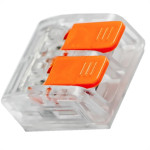 Conector Frontec Emenda 2 Polos - 6Mm - 41A. Pacote Com 50 Pecas - F41612/50