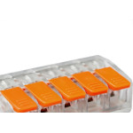 Conector Frontec Emenda 5 Polos - 6Mm - 41A. Pacote Com 25 Pecas - F41615/25