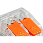 Conector Frontec Emenda 2 Polos - 4Mm - 32A. Pacote Com 20 Pecas - F32412/20