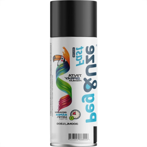 Spray Peg E Uze Fast Alta Temperatura Preto Fosco 300Ml/130G.