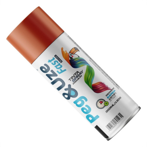 Spray Peg E Uze Fast Uso Geral Laranja 300Ml/130G.