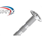 Parafuso Para Puxador Newfix Segmentado Flangeado Zincado 4X50 - 3925201 - Kit C/2 Centos Parafuso Para Puxador Newfix Segmentado Flangeado Zincado 4X50 - 3925201 - Kit C/2 Centos