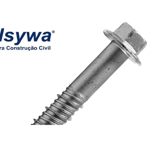 Parafuso Chumbador. Fixador Concrete Bolt Walsywa 3/8'' X 65Mm - 470851 - Kit C/50 Pecas