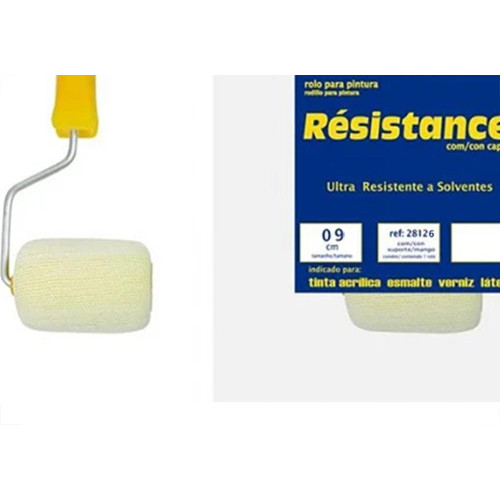 Rolo De Espuma Roloflex Resistance Com Capa 9Cm - 2816 - Kit C/6 Pecas