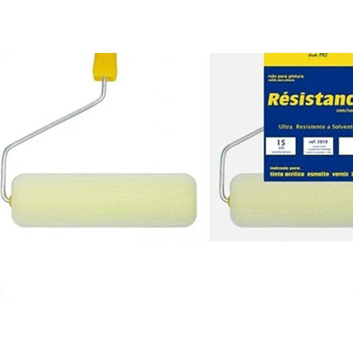 Rolo De Espuma Roloflex Resistance Com Capa 15Cm - 2818 - Kit C/6 Pecas