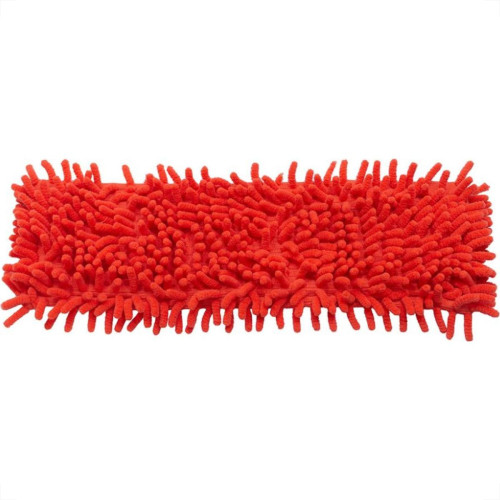 Refil Para Mop Powermaid Flat Chenile Pano De Microfibra Para Limpeza Seca - Vermelho