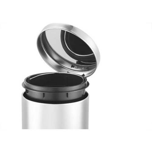 Lixeira Inox Com Pedal Redonda Powermaid 3 Litros