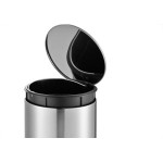 Lixeira Inox Com Pedal Slim Powermaid 3 Litros