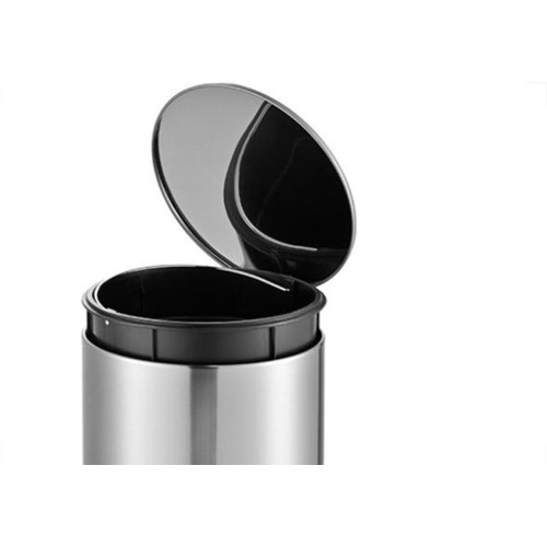 Lixeira Inox Com Pedal Slim Powermaid 3 Litros