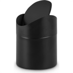 Lixeira De Bancada Powermaid Matte Preta