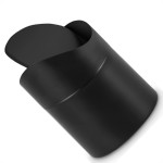 Lixeira De Bancada Powermaid Matte Preta