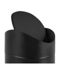 Lixeira De Bancada Powermaid Matte Preta
