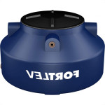 Caixa Tanque D`Agua Com Tampa Roscavel Fortlev Polietileno Com 310 Litros